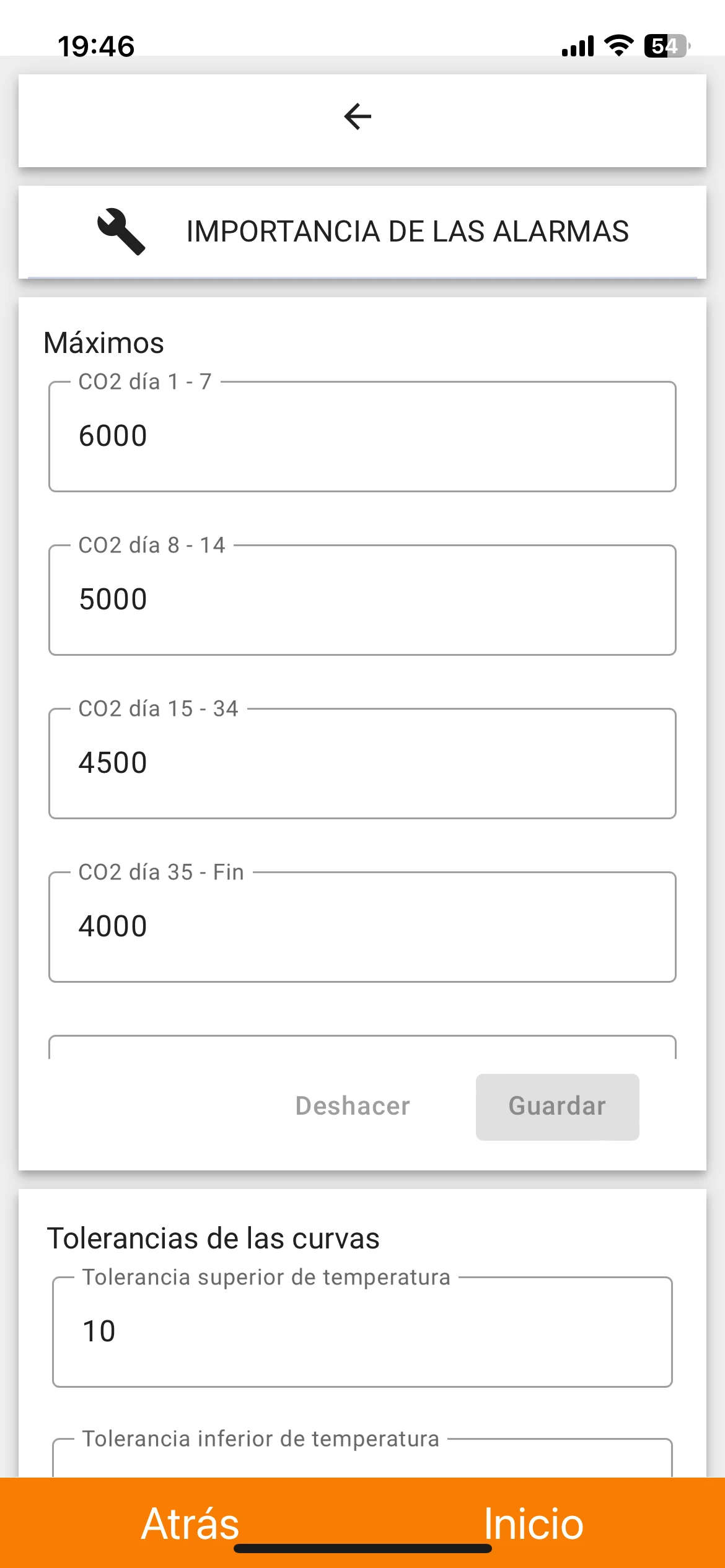 App Aviot — configuración